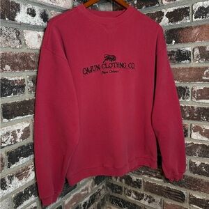 Vintage Cajun Clothing Co. New Orleans Louisiana Waffle Thermal Knit Crewneck